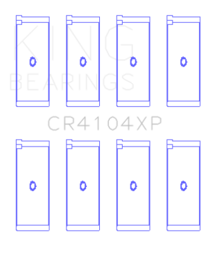 Audi PP Performance Rod Bearings - King Engine Bearings - Size +0.25mm - `83-`03 Audi PP Performance Rod Bearings - King Engine Bearings - Size +0.25mm - `83-`03